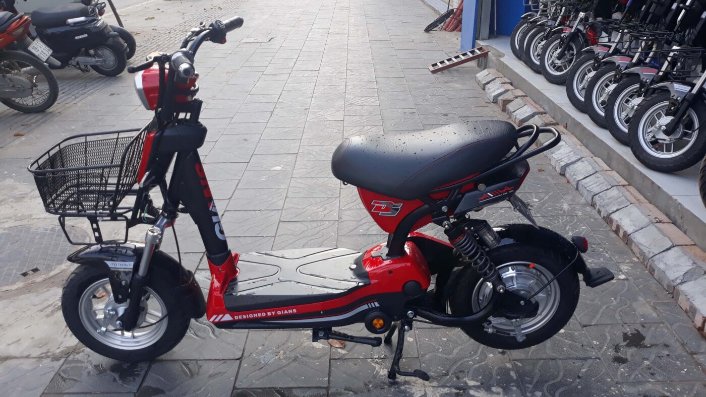 xe đạp điện gian m133 aima ds màu đỏ