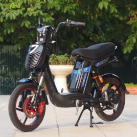 xe đạp điện Alpha Osakar đen xanh