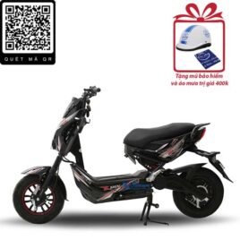 xe máy điện xmen mini osakar màu đen đỏ