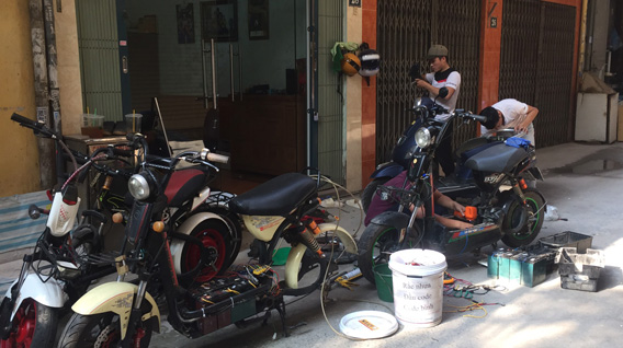Dịch vụ sửa chưa xe điện tại nhà