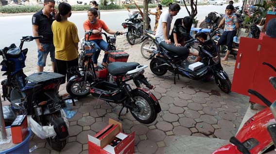 Thu mua xe đạp điện cũ
